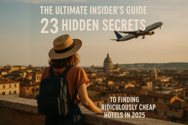 "Ultimate guide to finding cheap flights and hotels - 23 hidden secrets to save up to 90% on travel costs"